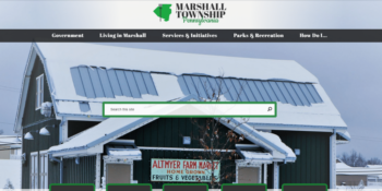 Website of Marshall Township, Pennsylvania